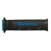 Puños racing DOMINO super soft 126mm negro/azul A25041C4840