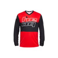 Camiseta hebo pro negro-rojo