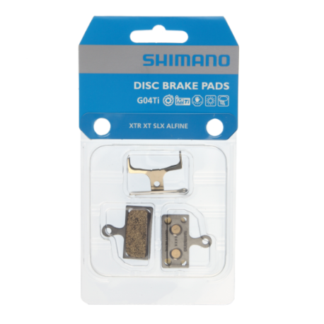 Jgo frenos Pastilla metálica shimano G04Ti y muelle con pasador de aletas