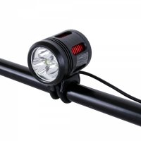 Luz delantera krayton. al manillar - Bat. 18650 8.4V/6600mAH (2/6 h.) - 3Cree XML-U2 3000 lum