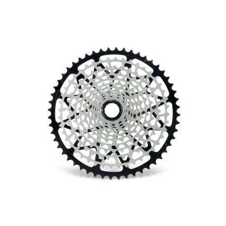 CASSETTE GARBARUK 12V (SHIMANO MICRO SPLINE FREEHUB) (10-52T, NICKEL, BLACK) (entrega del 12 al 17 de febrero)