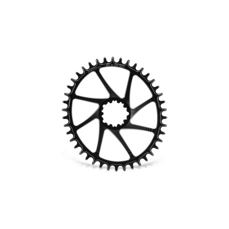 PLATO GARBARUK OVALADO DIRECT MOUNT SRAM GXP ROAD/GRAVEL (42T, BLACK)