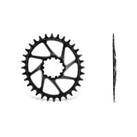 PLATO GARBARUK OVALADO DIRECT MOUNT SRAM GXP/DUB MTB (BOOST) (32T, BLACK)