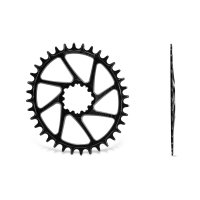 PLATO GARBARUK OVALADO DIRECT MOUNT SRAM GXP/DUB MTB (BOOST) (36T, BLACK)