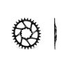 PLATO GARBARUK OVALADO DIRECT MOUNT SRAM GXP/DUB MTB (30T, OFFSET 6.7MM, BLACK)