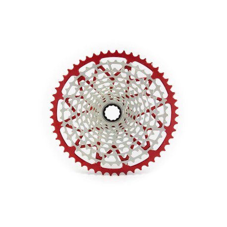 CASSETTE GARBARUK 12V (SRAM XD FREEHUB) (10-52T, RED)