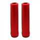 puños de silicona lisos - 17x136mm krayton rojo