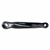 Biela izquierda cuadradillo steel negro - 170mm