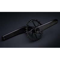 BIELAS GARBARUK XC CRANKSET (175MM, BIELA BLACK, CIERRE BLACK)
