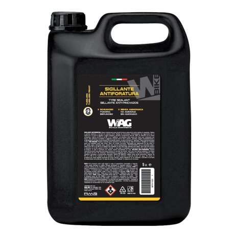 LIQUIDO WAG SELLANTE TUBELESS ANTIPINCHAZOS SELLADOR ESPUMOSO SIN AMONIACO, 5LT