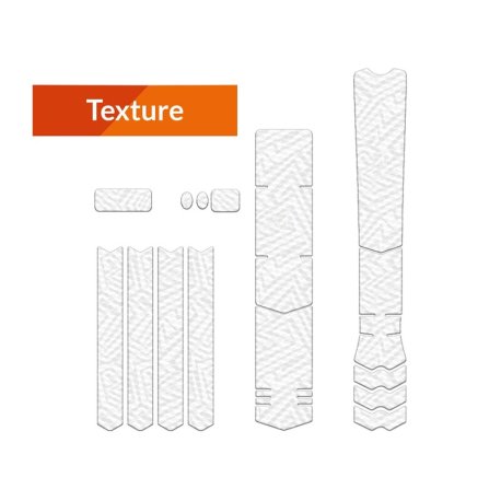 Kit adhesivos protectores cuadro ALGIS texture XL LINE blanco
