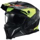 CASCO LS2 JET OF606 DRIFTER DEVOR NEGRO MATE-AMARI