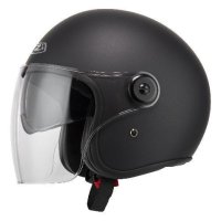 Casco jet nzi ville matt black