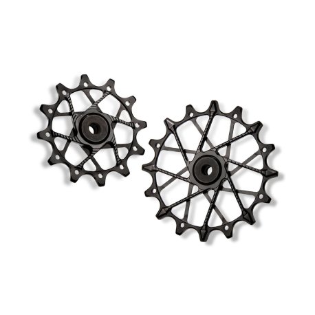 ROLDANAS DE CAMBIO PARA SRAM (SET - 12T + 16T (FOR 11/12 SP. WITH GARBARUK CAGE), BLACK)