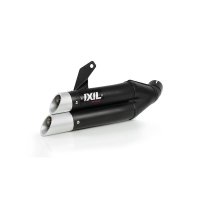 Silenciador IXIL Dual Hyperlow L3XB acero inoxidable negro / aluminio - XH6336XB