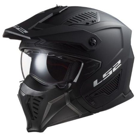 CASCO LS2 JET OF606 DRIFTER NEGRO MATE TALLA M