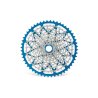 CASSETTE GARBARUK 12V (SHIMANO MICRO SPLINE FREEHUB) (10-52T, NICKEL, BLUE)