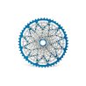 CASSETTE GARBARUK 12V (SHIMANO MICRO SPLINE FREEHUB) (10-52T, NICKEL, BLUE)