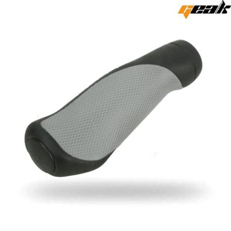 PUÑOS ERGONOMICOS "GEAK" 132MM NEGRO/GRIS