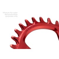 PLATO GARBARUK OVALADO 96 BCD (SHIMANO M6000/M7000/M8000) (34T, OFFSET 0.5MM, RED)