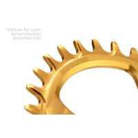 PLATO GARBARUK OVALADO 96 BCD (SHIMANO M6000/M7000/M8000) (34T, OFFSET 0.5MM, GOLD)