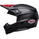Casco BELL Moto-10 Spherical - Satin/Gloss Black/Red