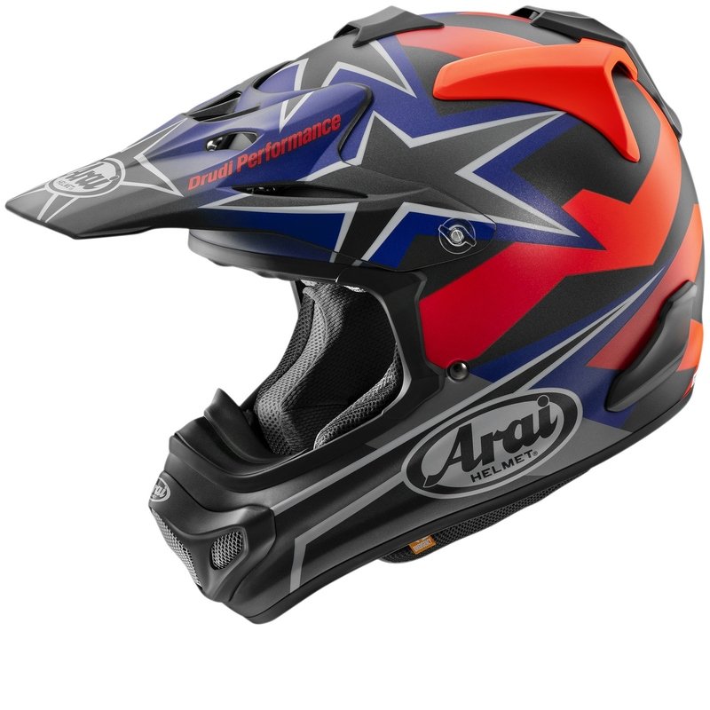 Casco ARAI MX-V STARS&STRIPES - Naranja