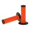 Puños compuestos dobles RFX Pro Series con extremos negros (naranja/negro), pareja