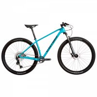 Bicicleta carbono wolfbike saturnus "29" shimano deore 12vel azul + suntour