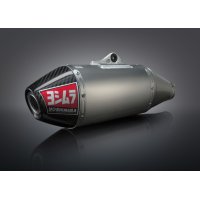 Linea completa escape Yoshimura RS-4, acero inox, Silencioso aluminio y tapa carbono, Suzuki RM-Z250