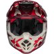 Casco BELL Moto-9S Flex - Ferrandis Méchant Gloss Red/Silver