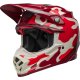 Casco BELL Moto-9S Flex - Ferrandis Méchant Gloss Red/Silver