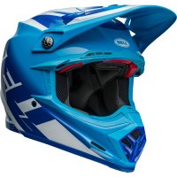 Casco BELL Moto-9S Flex - Rail Gloss Blue/White