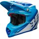 Casco BELL Moto-9S Flex - Rail Gloss Blue/White