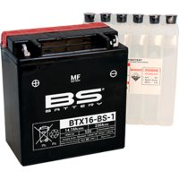 Batería BS BATTERY BTX16-BS-1 sin mantenimiento con pack de electrolito