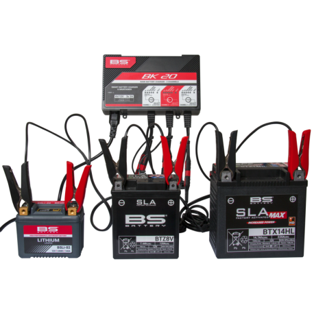 Cargador de bateria inteligente BS Battery BK20 6V/12V 3x2A