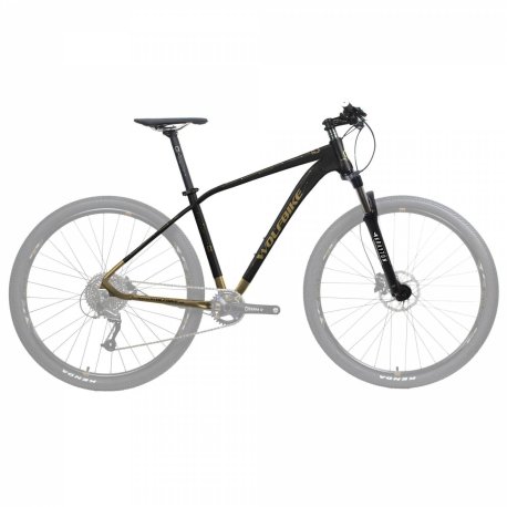 Bicicleta wolfbike Omega 29 deore12vel RockShox Judy TK 9x100 negro-dorado