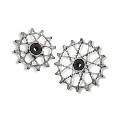 ROLDANAS DE CAMBIO PARA SRAM (SET - 12T + 16T (FOR 11/12 SP. WITH GARBARUK CAGE), SILVER)