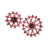 ROLDANAS DE CAMBIO PARA SRAM (SET - 12T + 16T (FOR 11/12 SP. WITH GARBARUK CAGE), RED)