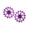 ROLDANAS DE CAMBIO PARA SHIMANO (SET - 14T + 14T (FOR 12 SP. WITH STANDARD CAGE), VIOLET)