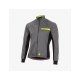 Chaqueta ciclismo unisex eltin Malefic gris, negra y amarilla flúor