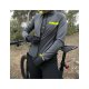 Chaqueta ciclismo unisex eltin Malefic gris, negra y amarilla flúor