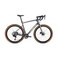 Bicicleta lobito gravel GV08 Carbono RS-12V gris