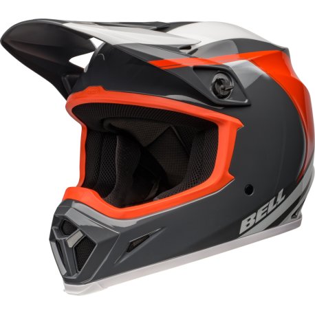 Casco BELL MX-9 Mips - Dart Gloss Charcoal/Orange