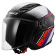 CASCO LS2 JET OF616 RUSH BLANCO-NEGRO-ROJO-AZUL