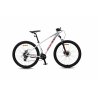 bicicleta monty kx10 27,5" 2X8V Blanco-Plata