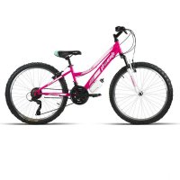 BICI MTB 26" MUJER ACERO "MICROSIFT" C/SUSP ROSA. 21VEL