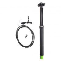 TIJA TELESCOPICA SDG - TELLIS DROPPER SEAT POST ASSEMBLY: 30.9MM DIA, 340MM LENGTH, 100MM DROP