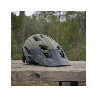 Casco MTB eltin Hey! Verde oliva mate y negro talla M 55-59CM