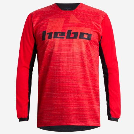 camiseta hebo scratch rojo